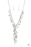 Dripping With DIVA-ttitude - White Life of the Party Paparazzi Necklace