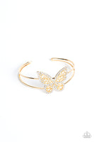 Paparazzi Bracelet- Butterfly Bella - Gold