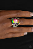 Expect Heavy Reign Multi Oil Spill Paparazzi Ring