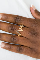 Check my Pulse- Gold Paparazzi Ring