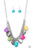 Change of Heart- Multi Paparazzi Charm Necklace