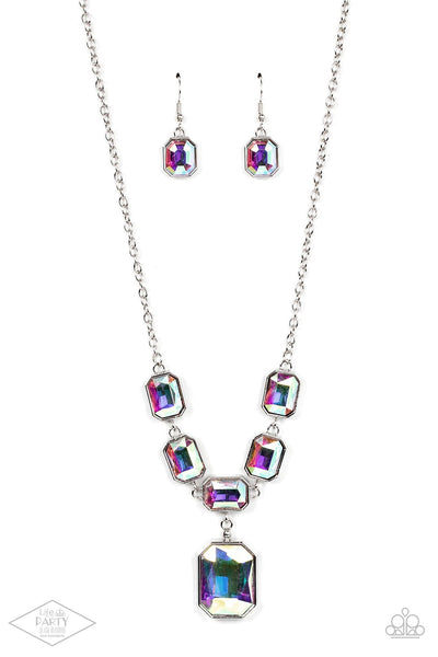 Paparazzi Million Dollar Moment Necklace Multi (Iridescent)