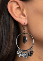 Start from Scratch - Black - Paparazzi Earrings