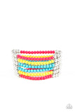 LAYER It On Thick - Multi Bead Paparazzi Bracelet