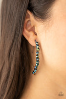 Glow Hanging Fruit- Multi Oil Spill Paparazzi Earrings