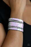 Paparazzi MERMAID Service Bracelet - White/Pink