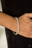 Paparazzi Decked Out In Diamonds - Gold Bracelets