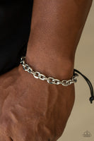 Rumble - Silver Unisex Bracelet/Anklet