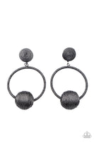 Social Sphere - Black Life of the Party Paparazzi Earrings