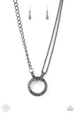 Razzle Dazzle- Gunmetal Paparazzi Necklace