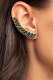 I Think ICE Can - Multi - Oil Spill - Ear Crawler Earrings