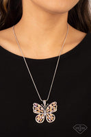 Fame and FLUTTER - Multi Butterfly Necklace