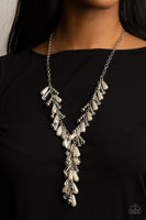 Dripping With DIVA-ttitude - White Life of the Party Paparazzi Necklace