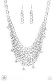 Fishing for Compliments - Silver Paparazzi Blockbuster Necklace