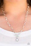 Let Your Heart Shine- White Paparazzi Necklace