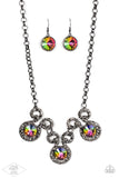 Paparazzi Hypnotized - Multi Oil Spill Necklace